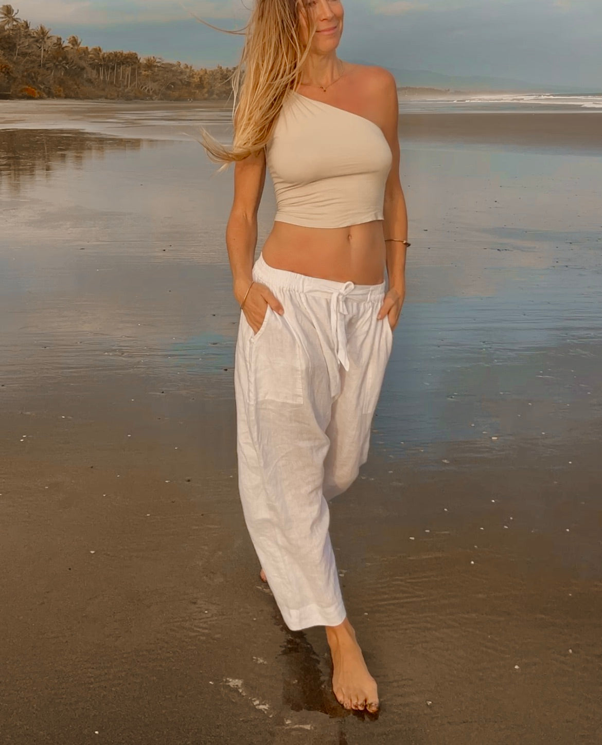 Linen Harem Pant