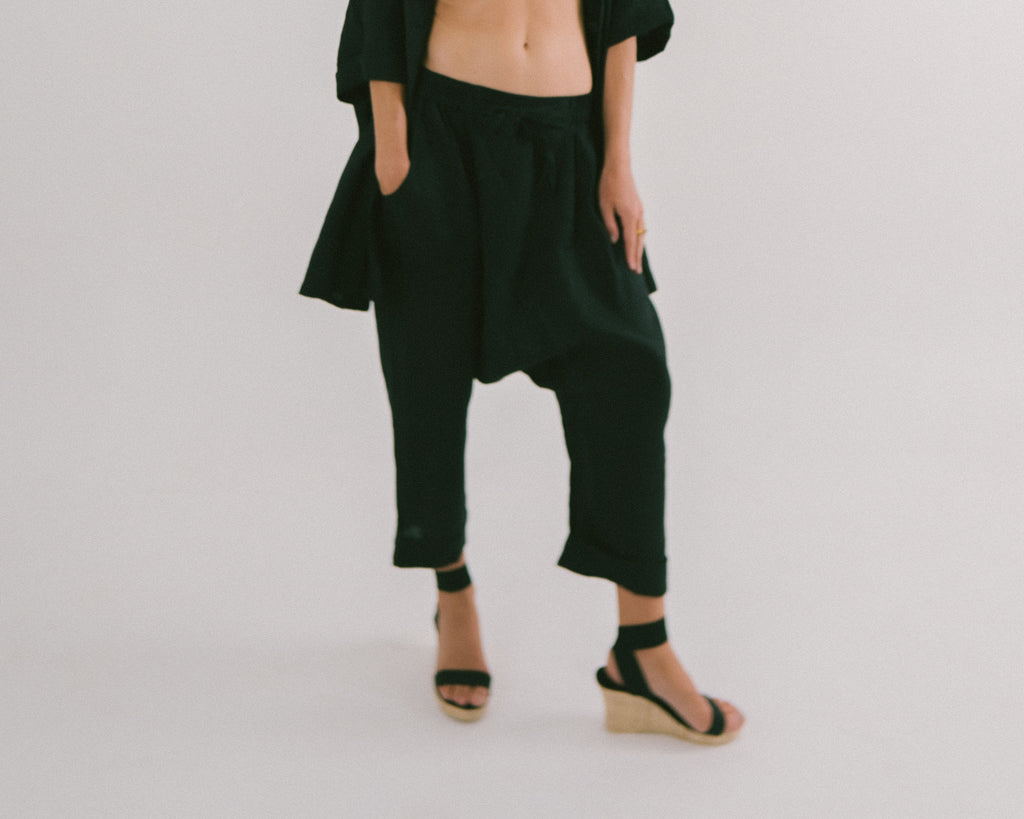 Linen Harem Pant